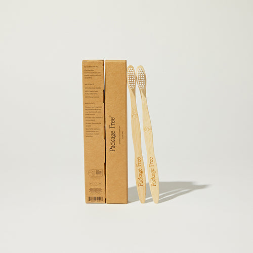 Package Free Adult Toothbrush - 2 pack